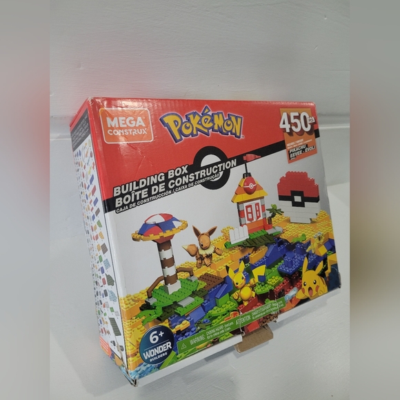 Mega Construx Pokemon Building Box 450 PCS GMD35 (Pikachu Eevee) - Picture 7 of 13